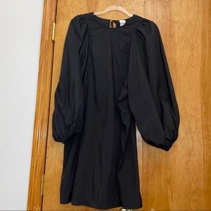 H&M long sleeve puff dress